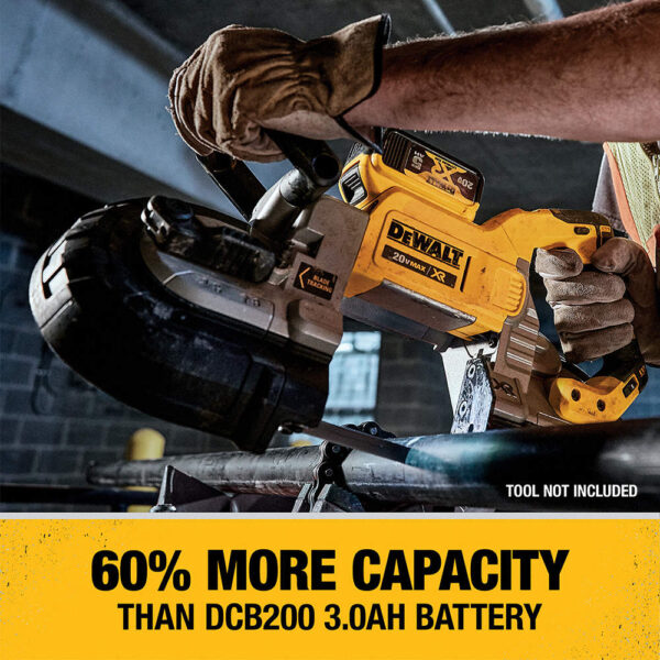 CORDLESS BATTERY, LI-ION, 20V DC, 5 AH, 2-PK, FOR DEWALT 20V CORDLESS TOOLS - Image 5