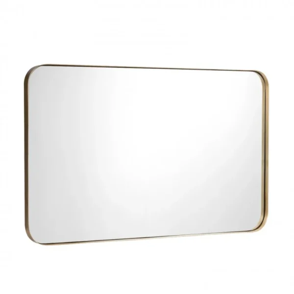 32 x 20 Inch Metal Frame Wall-Mounted Rectangle Mirror