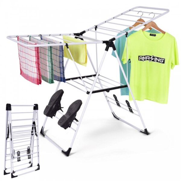 Portable Storage Drying Rack Laundry Clothes - Image 3