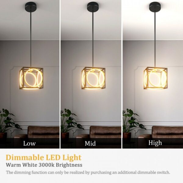 Modern LED Pendant Light with 42 Inches Adjustable Suspender - Image 7