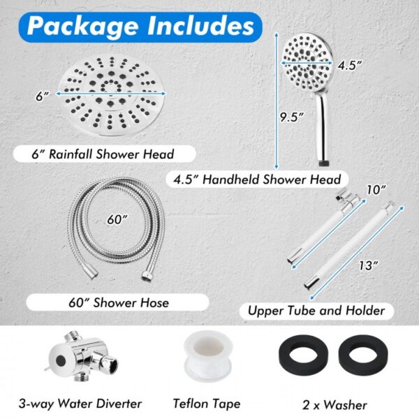 High Pressure Combo Handheld Shower Head - Image 5