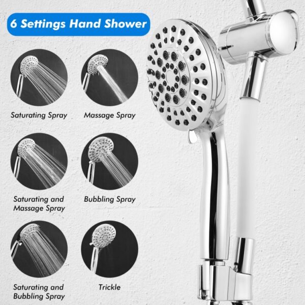 High Pressure Combo Handheld Shower Head - Image 9