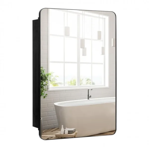 20 x30 Inch Multi-Functional Bathroom Mirror Cabinet with Adjustable Shelves - Image 6