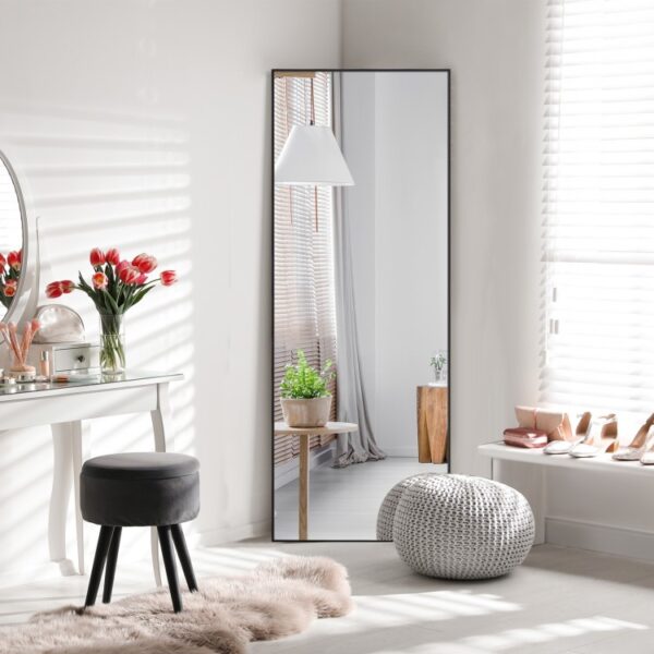 59 Inch Full Length Mirror Large Rectangle Bedroom Mirror - Image 6