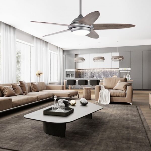 52 Inch Ceiling Fan with Lights and 3 Lighting Colors - Image 7