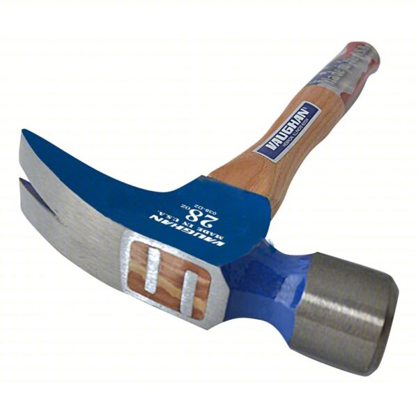 Linemans Rip Hammer, 28 oz.: Steel, Plain Grip, Wood Handle, 28 oz Head Wt, 18 in Overall Lg, Smooth - Image 5