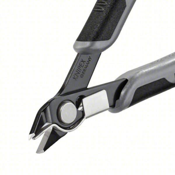 ESD Precision Nippers: 4 7/8 in Overall Lg, 3/8 in Jaw Lg, 1/2 in Jaw Wd, Less than 6 in, Black - Image 4