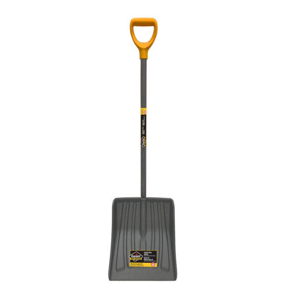 ALL-PURPOSE SNOW SHOVEL, D-GRIP, 42 IN HANDLE, 13.9 X 16 3/8 IN BLADE, POLYPROPYLENE/ASH