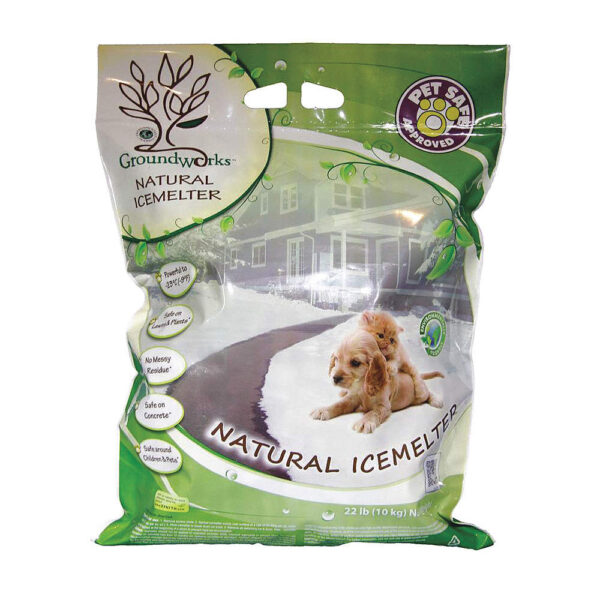 GRANULAR ICE MELT, DEGRADABLE, -23 ° C, 22 LB, POTASSIUM CHLORIDE, BAG