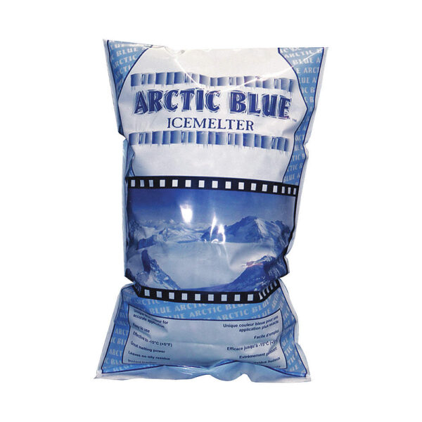 GRANULATED ICE MELT, -15 ° C, BLUE, 44 LB, POTASSIUM CHLORIDE/SODIUM CHLORIDE, BAG