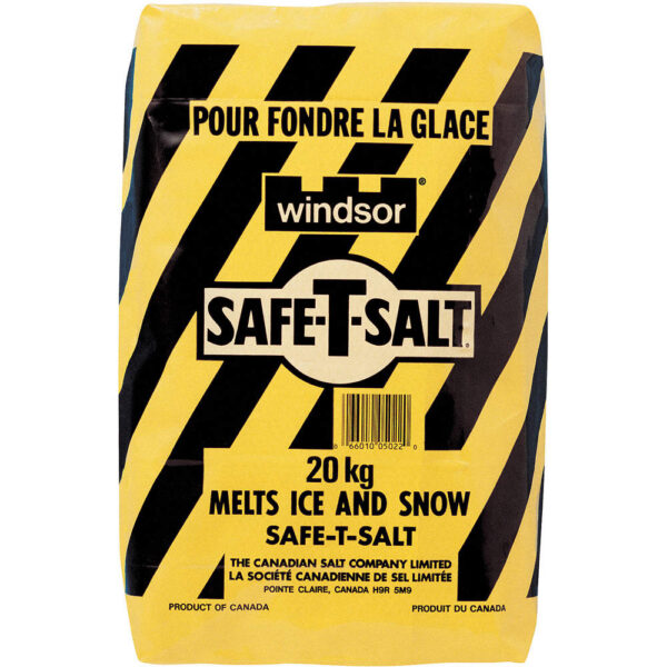 SAFE-T-SALT ICE MELT, -15 ° C, 20 KG, SODIUM CHLORIDE, BAG