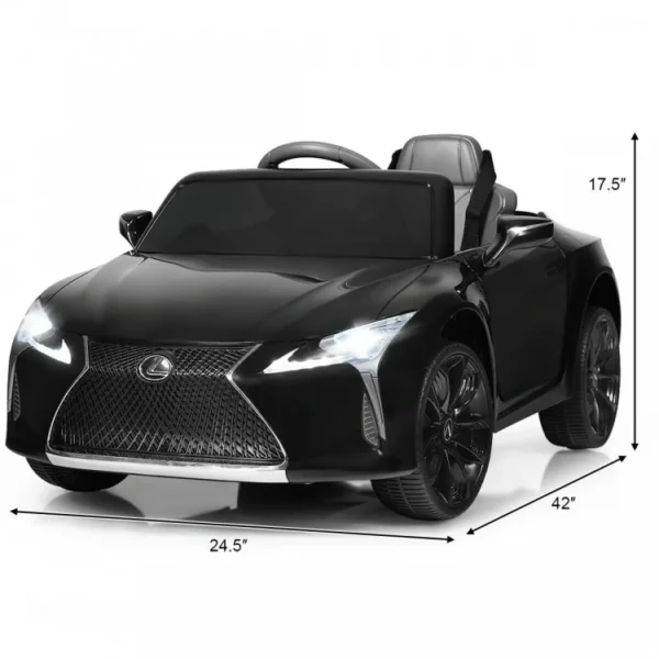 Lexus LC500 Licensed Kids 12V Ride Remote Control Electric Vehicle - Image 2