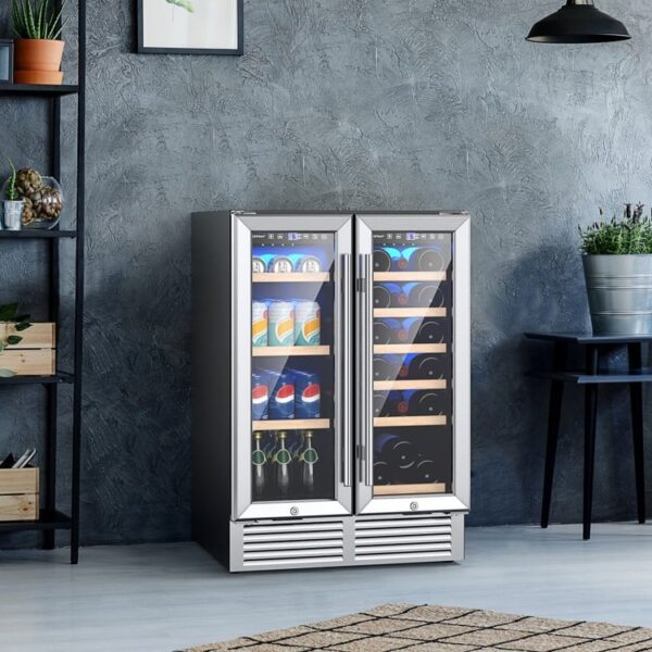 24 Inch Dual Zone Wine and Beverage Cooler - Image 8