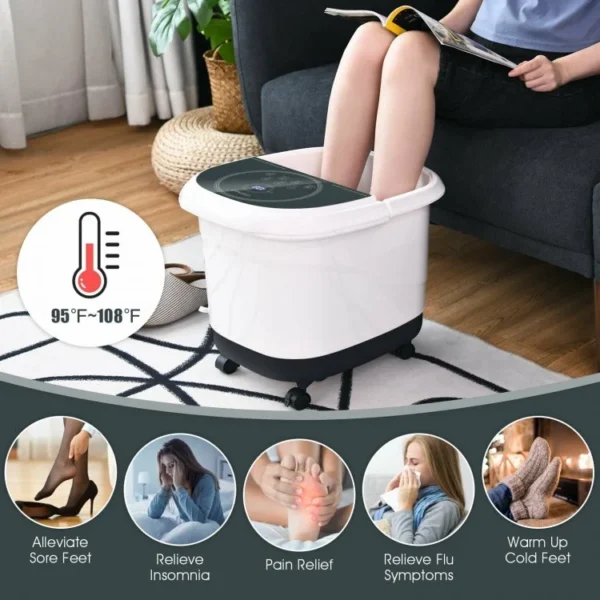 Foot Spa Bath Massager with 3-Angle Shower - Image 3