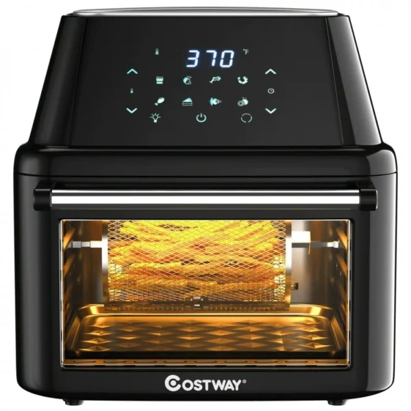 19 qt Multi-functional Air Fryer Oven 1800 W Dehydrator Rotisserie