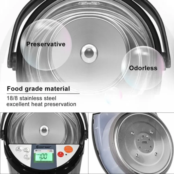 5-liter Electric LCD Water Boiler and Warmer - Image 5