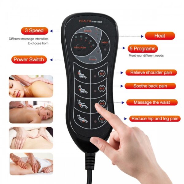 Foldable Full Body Massage Mat with 10 Vibration Motors - Image 6