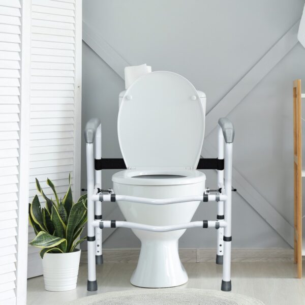 Steel Safety Toilet Rail with Created Fixable Clamp - Image 5