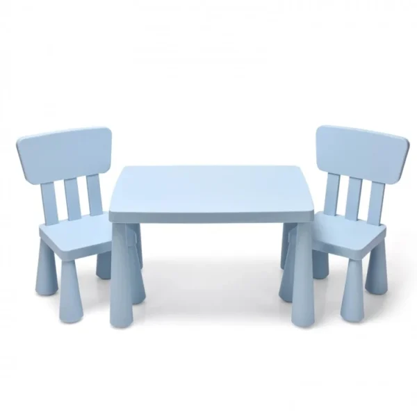 3 Pieces Multifunction Activity Kids Play Table and Chair Set