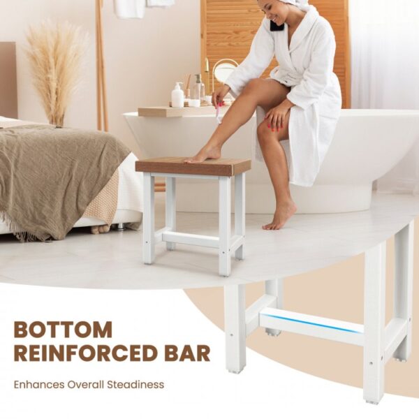 18 x 12 Inch Waterproof and Heavy Duty Bathroom Shower Stool - Image 3