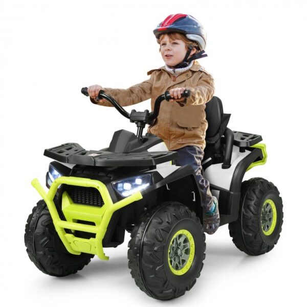 12V Kids Electric 4-Wheeler ATV with 2 Speeds and LED Lights - Image 3