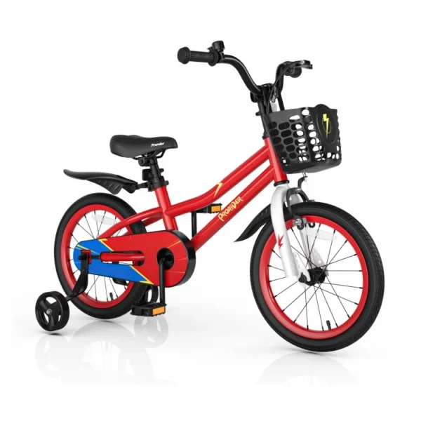 16 Inch Kids Bike with Removable Training Wheels for 4-7 Years Old