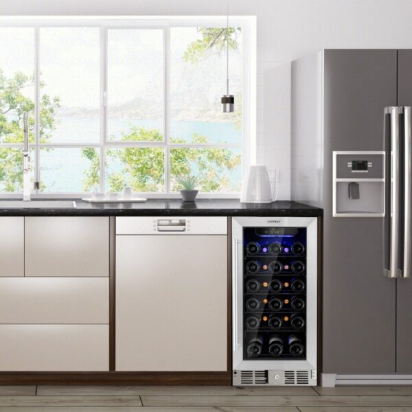 15 Inch 30-Bottle Wine Cooler with Temperature Memory - Image 2