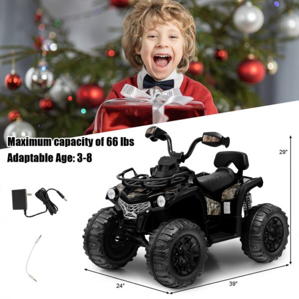 12V Kids Ride On ATV 4 Wheeler with MP3 and Headlights - Image 2