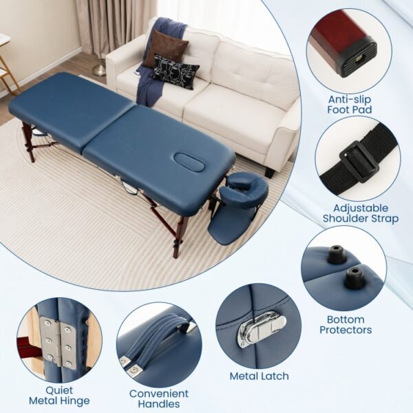 Portable Folding Massage Table with Carrying Case - Image 6