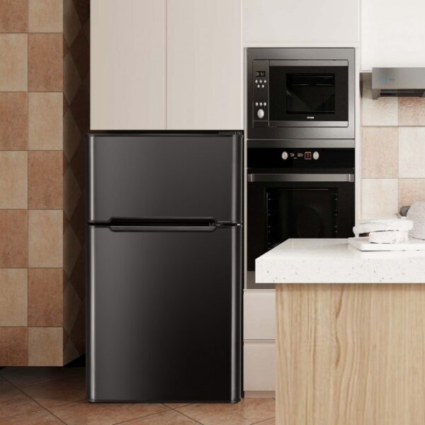 3.2 cu ft Compact Stainless Steel Refrigerator - Image 2