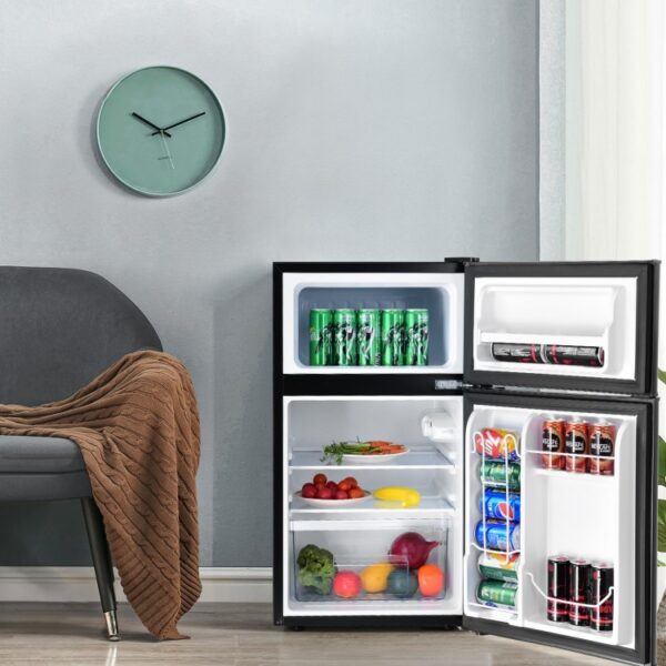 3.2 cu ft Compact Stainless Steel Refrigerator - Image 3