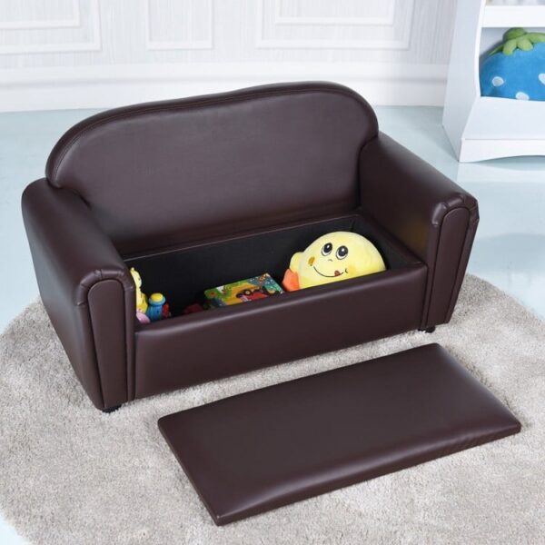 Kids Sofa Armrest Chair with Storage Function - Image 4