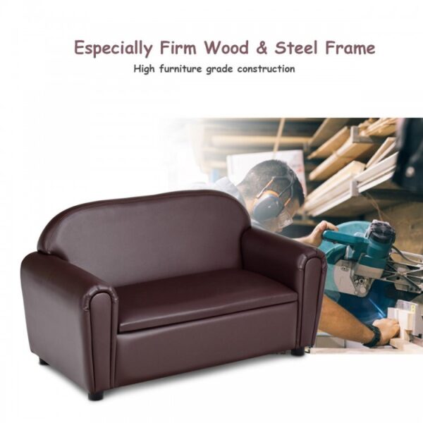 Kids Sofa Armrest Chair with Storage Function - Image 3