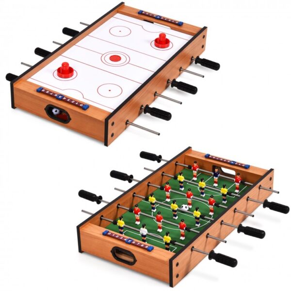 2 in 1 In/Outdoor Air Hockey Foosball Game Table - Image 3