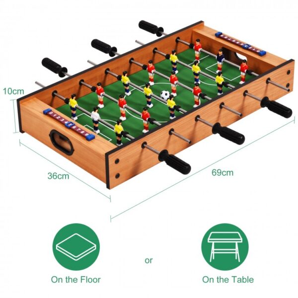 2 in 1 In/Outdoor Air Hockey Foosball Game Table - Image 2