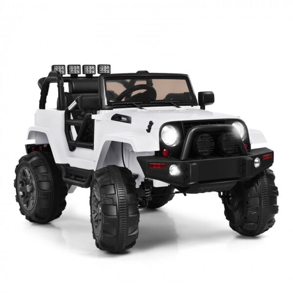 12V Electric Ride On Truck with Parental Remote Control and LED Lights