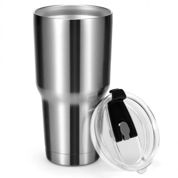 30oz Stainless Steel Tumbler Cup Double Wall Vacuum Insulated Mug with Lid - Image 9