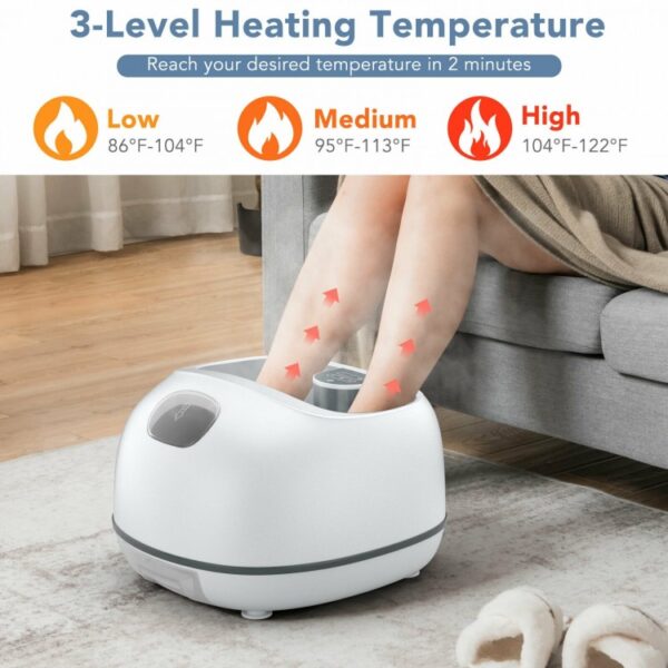 Steam Foot Spa Massager With 3 Heating Levels and Timers - Image 6