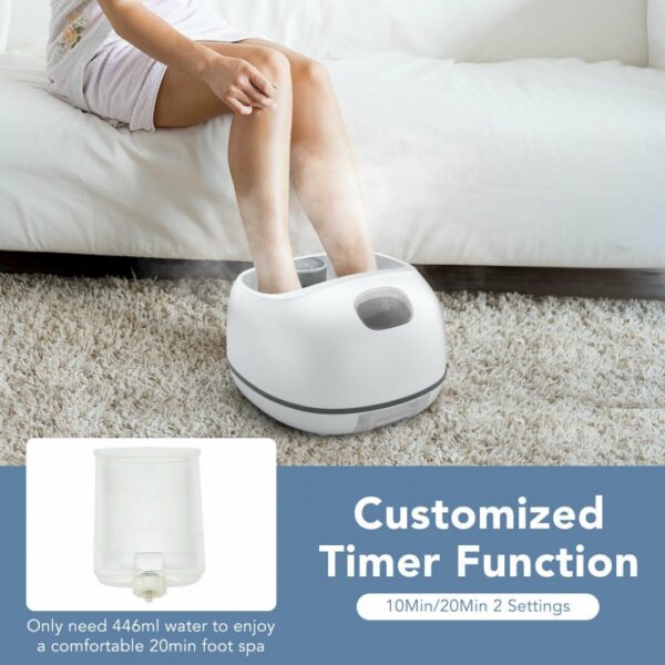 Steam Foot Spa Massager With 3 Heating Levels and Timers - Image 4