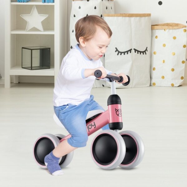 Baby Balance Bike for 2 Years Old Boys Girls No Pedal 4 Wheels - Image 3