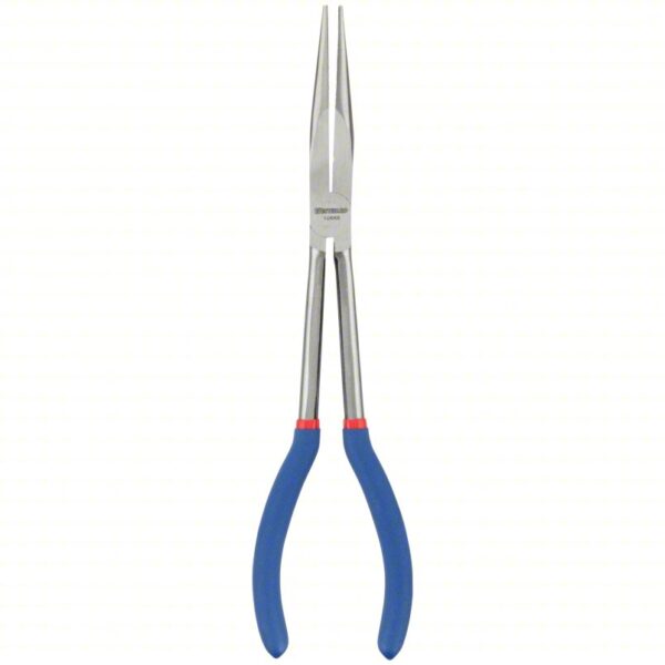 Needle Nose Plier: 2 1/8 in Max Jaw Opening, 11 1/8 in Overall Lg, 3 1/8 in Jaw Lg, 5/32 in Tip Wd