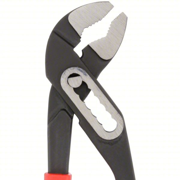 Water Pump Plier: Insulated, V, Groove Joint, 1 1/8 in Max Jaw Opening, 10 in Overall Lg, Serrated - Image 2