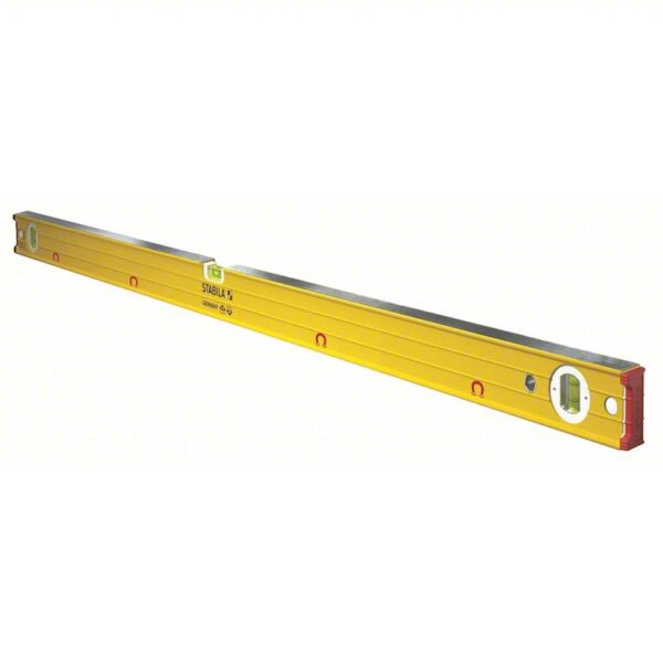 STABILA Box Level: Level & Plumb, Box, 2, Plain, Top Read Window, 48 in Overall Lg, Top & Side Read - Image 2