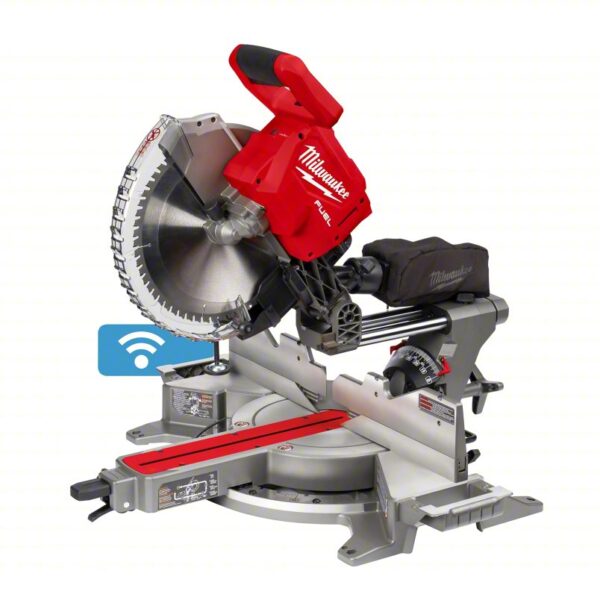 Miter Saw: 12 in Blade Dia., Sliding, 55° Left to 60° Right, 48° Left to 48° Right, Bare Tool - Image 2