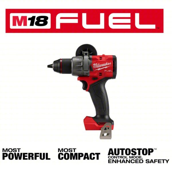 MILWAUKEE Drill: 18V DC, Compact Premium, 1/2 in Chuck, 2,100 RPM Max., 1,400 in-lb Max Torque - Image 4