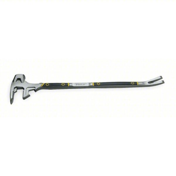 Universal Wrecking Tool: Claw End, 30 in Overall Lg, 1 in Bar Wd, 5 in End Wd, T No, 1 Nail Slots