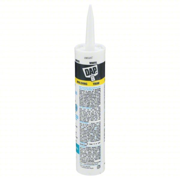 DAP Silicone Caulk: Alex Fast Dry, White, 10 oz Container Size, Cartridge - Image 3