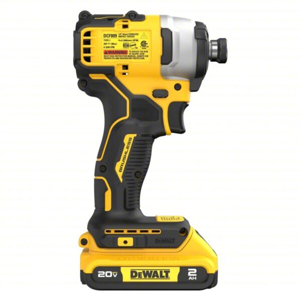 Cordless Impact Driver Kit: 1,700 in-lb Max. Torque, 2,800 RPM Free Speed, 3,200 Impacts per Minute - Image 2