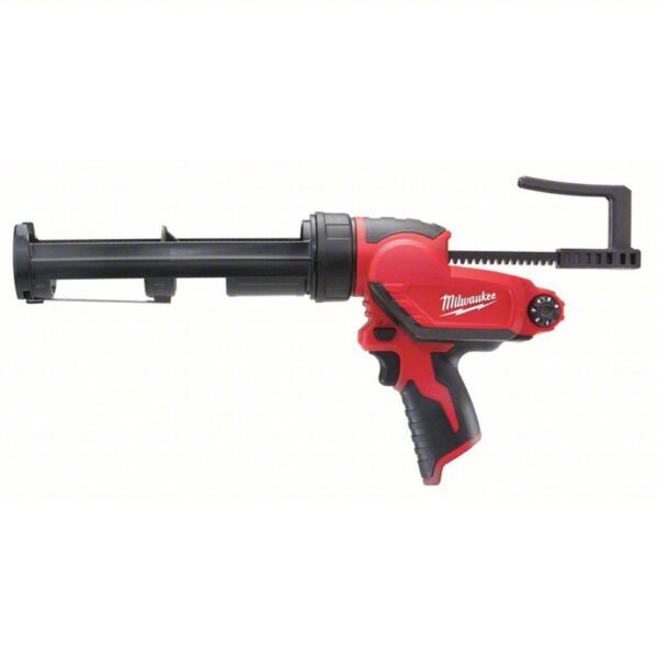 MILWAUKEE Caulk Gun: 12V DC, Cartridge, 10 oz For Container Size, 29 in/min, (1) Bare Tool