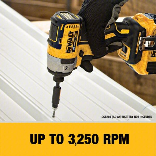 Impact Driver: 1,825 in-lb Max. Torque, 3,250 RPM Free Speed, 3,600 Impacts per Minute, (2) 2.0 Ah - Image 4